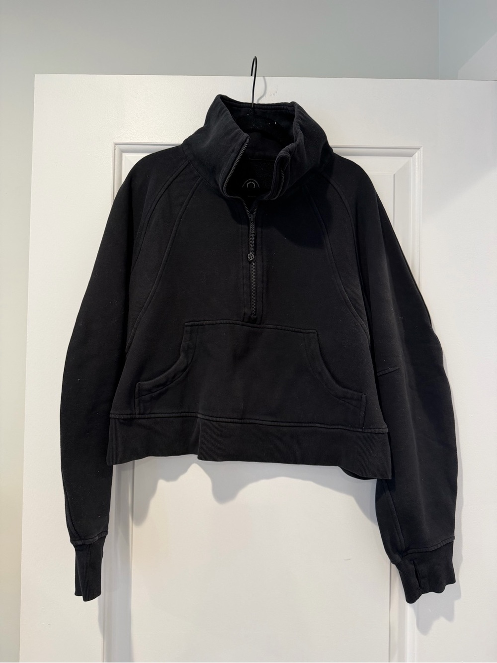 Lululemon Cropped Scuba Half Zip - size XS/S